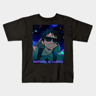 Monkey D Luffy luffing-one peice anime character Cool merchandise T-Shirt Kids T-Shirt